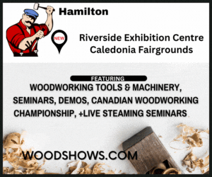 2023 Hamilton Wood Show graphic 300 x 250 px