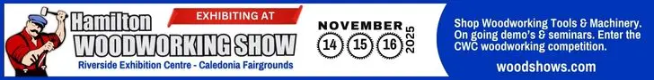 Hamilton Woodworking Show Exhibitor Banner for download